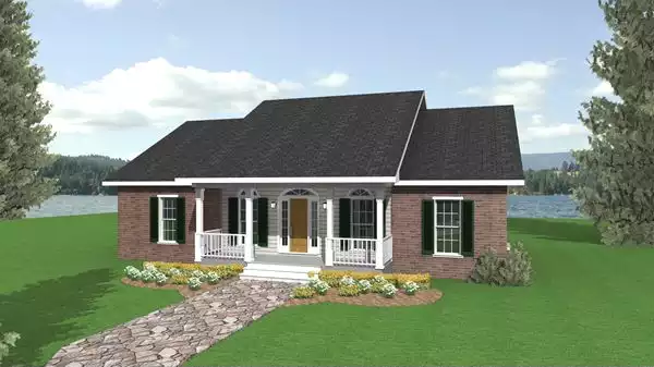 image of affordable country house plan 5665